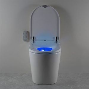 Argent Evo Wall Faced Smart Toilet System AF42IN38WB_with blue light