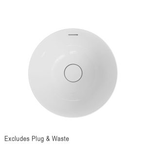 Fienza Aluca Round Semi-Inset Basin Gloss White RB532_IMG2