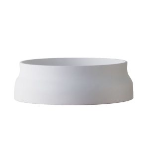 Omvivo Latis Round Above Counter Matt White Basin LAVSSROU_IMG1
