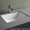 Studio Bagno Cattura Rectangular Under Counter Basin with Integrated Overflow CTA51UC_IMG1