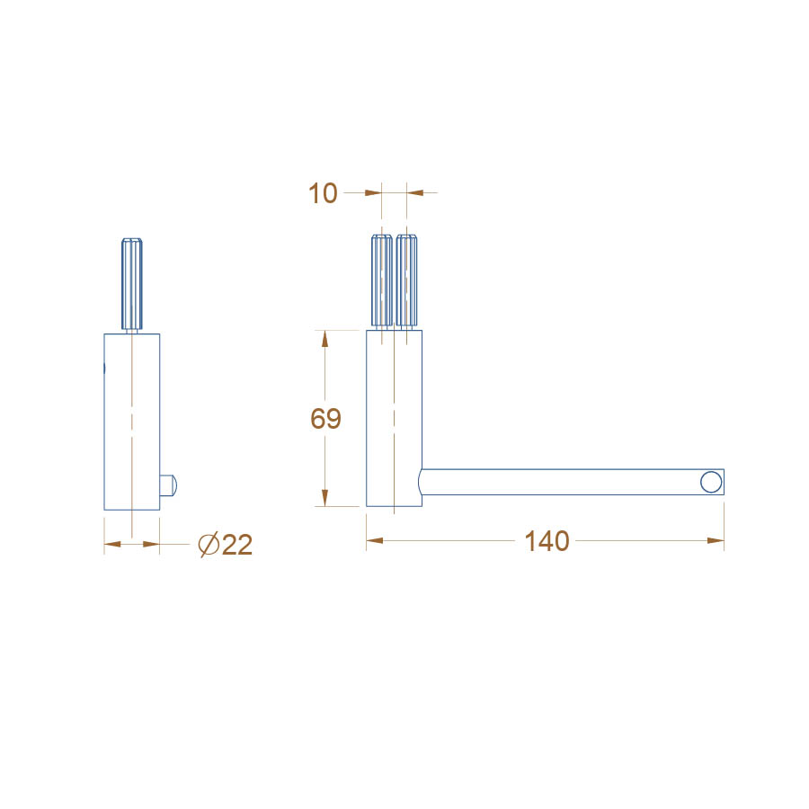Avenir Minus Toilet Roll Holder - Right Facing_IMG2 SPEC